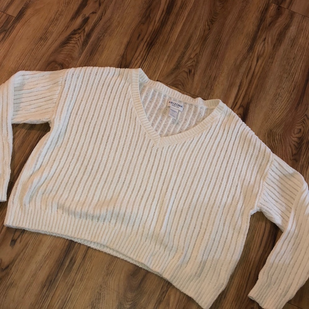 White Fluffy Sweater